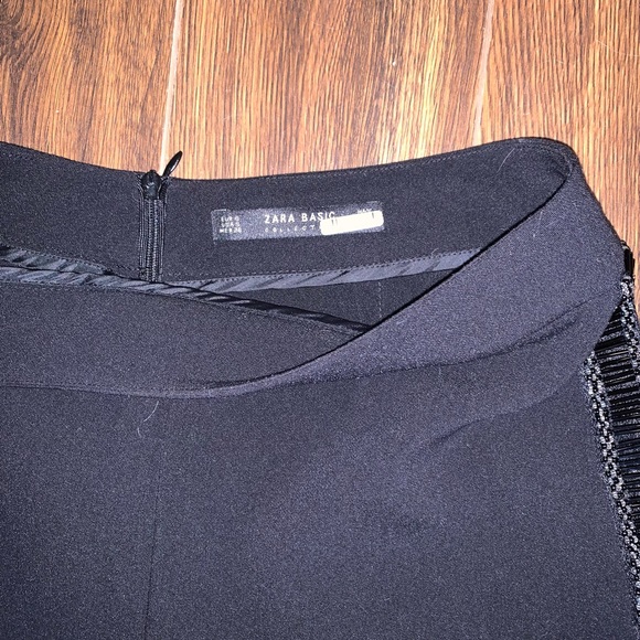 Zara Black Beaded Shorts - Picture 4 of 5